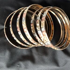 Set I’ve gold plated set of bracelets